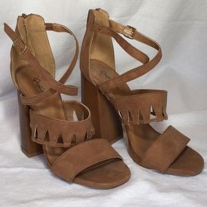 Qupid Suede Look Heels